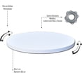 thumbnail image 3 of Charola Giratoria de madera, Lazy susan 60 cm Blanca Hogare Charola Giratoria de madera, 3 of 6