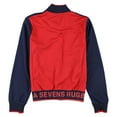 thumbnail image 2 of G-III Sports Womens USA Sevens Tournament Bomber Jacket, Blue, Medium, 2 of 2