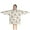 Beige Wave Cow, variant on Pink Cow Milk Strawberry Pattern Blanket Hoodies for Kids 6-13YR Oversize Wearable Blanket Hoodies for Boys Girls Teens