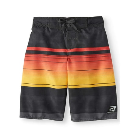 - Sundown Bold Stripe Swim Trunks (Big Boys)