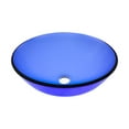 thumbnail image 2 of Novatto TIG-8025 Évier en Verre Bleu 16 Po Ronde, 2 of 5