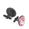 thumbnail image 2 of Valentine's Day Men's Shirt Cufflinks made of Stainless Steel for Formal Attire, 2 of 6