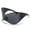 black, variant on Vjnyvs Rimless Y2K Sunglasses Oversized Punk Sunglasses Women Men Luxury Sun Glasses One Piece Eyewear Shades