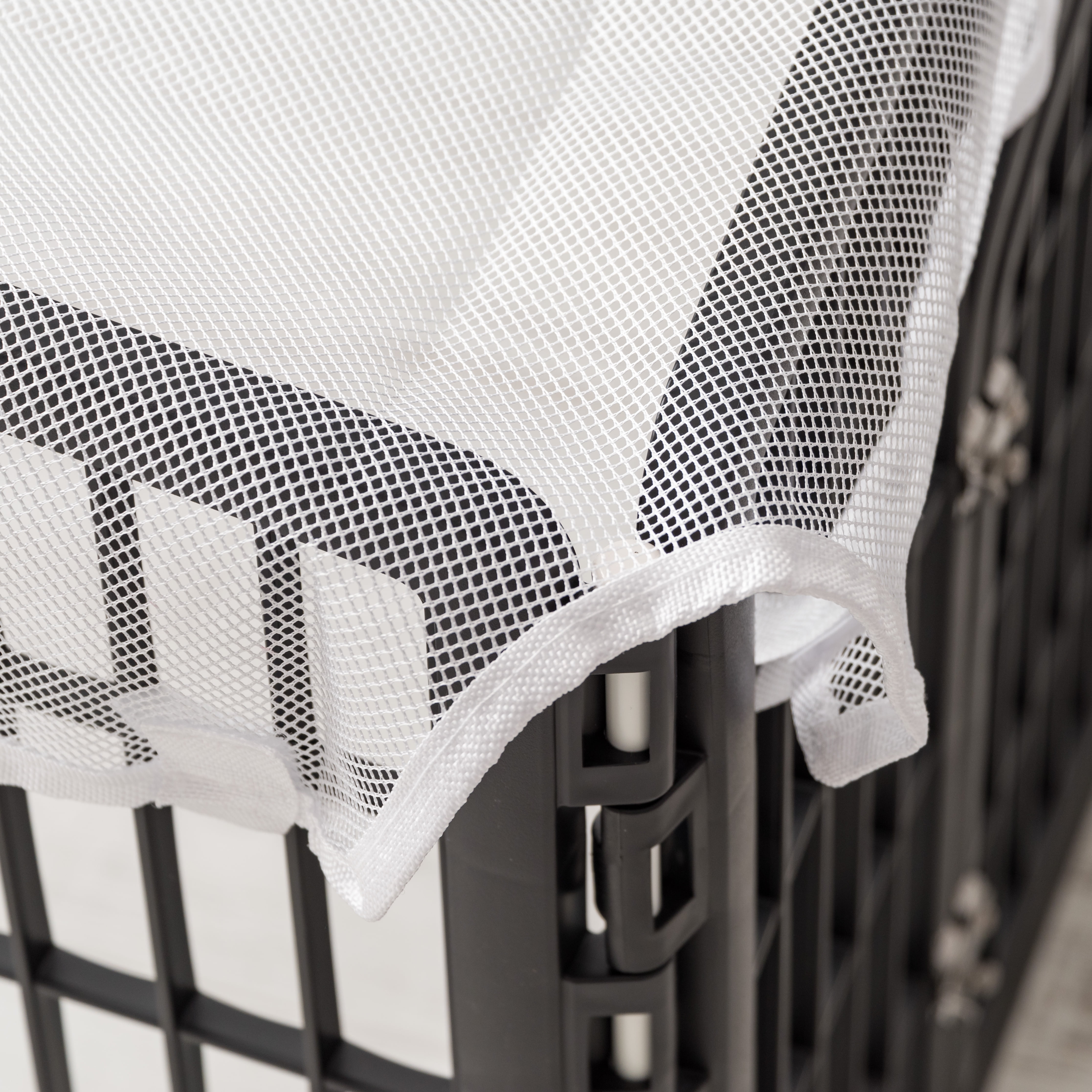 IRIS Mesh Security Roof, White (For 24-In Exercise 4-Panel Pet Playpen)