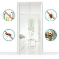 thumbnail image 3 of Magnetic Door Screen, Ultra Fine Mesh, Powerful Magnets, Complete Installation Kit, Adhesive and Hook & Loop Tape Included - 80x210cm, White, 3 of 5