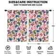 thumbnail image 2 of Blackout Kids Curtains,Pink Butterfly Colorful Wing Pattern Childrens Insulated Curtains Set Of 2,Bedroom Essentials,Toddler Room Decor 42"x63", 2 of 5