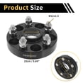 thumbnail image 4 of Unique Bargains 5x105mm Wheel Spacers 56.6mm / 2.23" M12x1.5 Hubcentric Wheel Spacer Forged Wheel spacers for Chevrolet Trax 2013-2020 Aluminium Alloy, 4 of 6