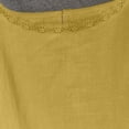 thumbnail image 7 of Sevevn Women's Lace Trim Sleeveless Tank Top Round Neck Casual Blouse Yellow L, 7 of 7