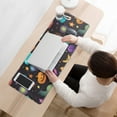thumbnail image 3 of Long Mouse Pads for Desk,Whimsical Halloween Pattern Desk Mats on Top Of Desks, Desk Mouse Pad Extra Large with 3mm Non-Slip Base and Stitched Edge for Gaming,Office,Work,Home 31.5x11.8in, 3 of 5