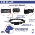 thumbnail image 4 of Pets First San Antonio Spurs Collar, Medium Size, 4 of 6