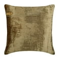 thumbnail image 2 of Beige Decorative Throw Pillow Cover Accent Pillow Couch 14x14 inch (35x35 cm) Beige Velvet Pillow Cover Silver Sequins Embroidered, Beige Pillow Cover Striped, Asian - City Of Silver, 2 of 5
