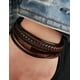 thumbnail image 3 of Pulsera Xtella Trenzada Hombre Mujer Broche Magnético Color Café Largo 20 cm, 3 of 4