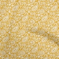 thumbnail image 1 of oneOone Cotton Poplin Yellow Fabric Paisleys Sewing Craft Projects Fabric Prints By Yard 56 Inch Wide-PI, 1 of 5