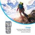 thumbnail image 3 of Soidarity Bolsa de botella de agua Bolsa Deportes Cordón Hervidor Titular Mochilero Portador Protector de viaje con hebilla Ropa Deportiva, Zapatos ACU Camuflaje Soidarity OD022457-04, 3 of 6