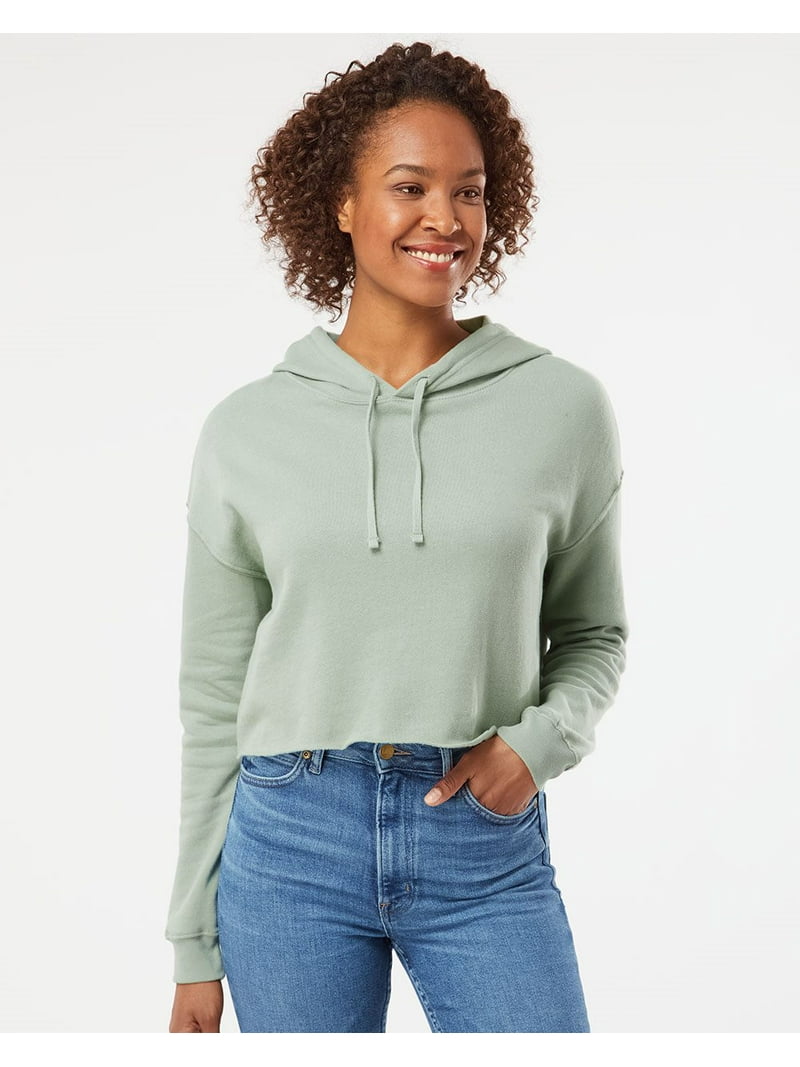 Independent Trading Co. Womenâ€™s Lightweight Cropped Hooded