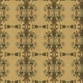 thumbnail image 1 of Ahgly Company Indoor Square Patterned Bee Yellow Area Rugs, 5' Square, 1 of 6