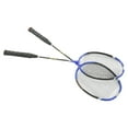 thumbnail image 4 of Badminton Racket, Low Wind Resistance Carbon Fiber Badminton Rackets Shock Absorption Easy Swing 1 Pair Super Lightweight with Storage Bag for Sports, 4 of 8