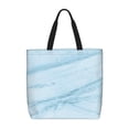 thumbnail image 1 of Fotbe Blue Marble Bolsa Tote con Estampado para Mujer, Bolsos con Cremallera, Bolsa de Hombro Casual de Gran Capacidad con Bolsillos Internos, 1 of 7