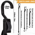 thumbnail image 3 of Bungee con , 12 Expansores con , Correa Elástica Ajustable de 100 cm para Portabicicletas, Motocicletas, 3 of 8