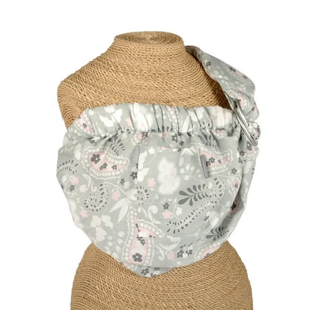 Balboa Baby Sling - Balboa Baby Sling - Dr. Sears Adjustable Sling Carrier - Grey Paisley
