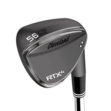 Cleveland Golf RTX 4 56 Degree Low Bounce Black Satin Sand Wedge, (Best Bounce For Sand Wedge)