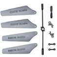 thumbnail image 6 of 212 Main A02SMS1115PG-US Replacement Parts Eastvita Full Set for Syma S111g Tail Blade, Balance Bar, Spare Main Grips & Connect Buckle, 6 of 10