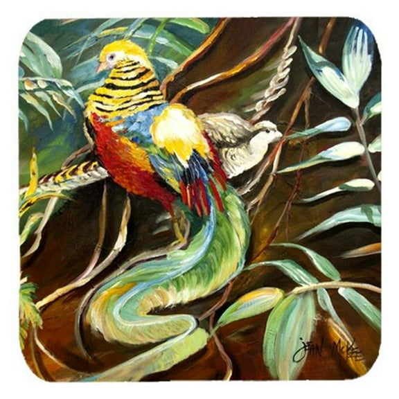 Mandarin Pheasant Foam Coasters, Set Of 4