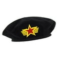 thumbnail image 2 of Beret Sailors Hat All Seasons Unisex for Performance Show five Pointed 54cm circumference, 2 of 6