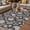 Brown, variant on Grey Paisley Outdoor Rug for Patio/Deck/Porch, Non-Slip Large Area Rug 5 x 8 Ft, Ethnic Vintage Floral Botanical Abstract Indoor Outdoor Rugs Washable Area Rugs, Reversible Camping Rug Carpet Runner