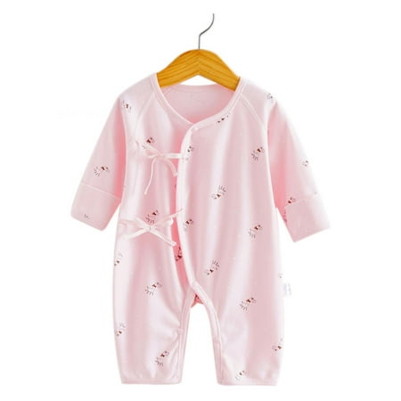 

bangyoudaoo Unisex Infants Clothes Baby Boys Girl Footed Jumpsuits Cotton Rompers