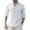 White, variant on VJATTWR Mens Shirts Long Sleeve Casual Tops Lightweight Pullover Shirt Button T-Shirt with Pocket M