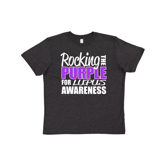 Inktastic Rocking the Purple for Lupus Awareness Youth T-Shirt