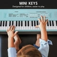 thumbnail image 4 of Piano Eléctrico Teclado De 54 Teclas Teclado De Plástico Suave, 4 of 7