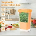 thumbnail image 5 of CSSJKYJ Fresh Herb Keeper for Refrigerator, Clear BPA-Free Herb Saver, Storage Container for Cilantro, Parsley Orange, 5 of 7