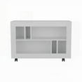 thumbnail image 7 of Joge 37.4" Console Table Cart - Six Shelves, Casters - Ideal for Living Room Centerpiece, 7 of 7