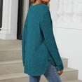 thumbnail image 6 of Lixiuxyad Women's Fashion Long Sleeve Tops Casual Round Neck Ladies Lightweight Top Trendy Flowy,Green XXL, 6 of 7