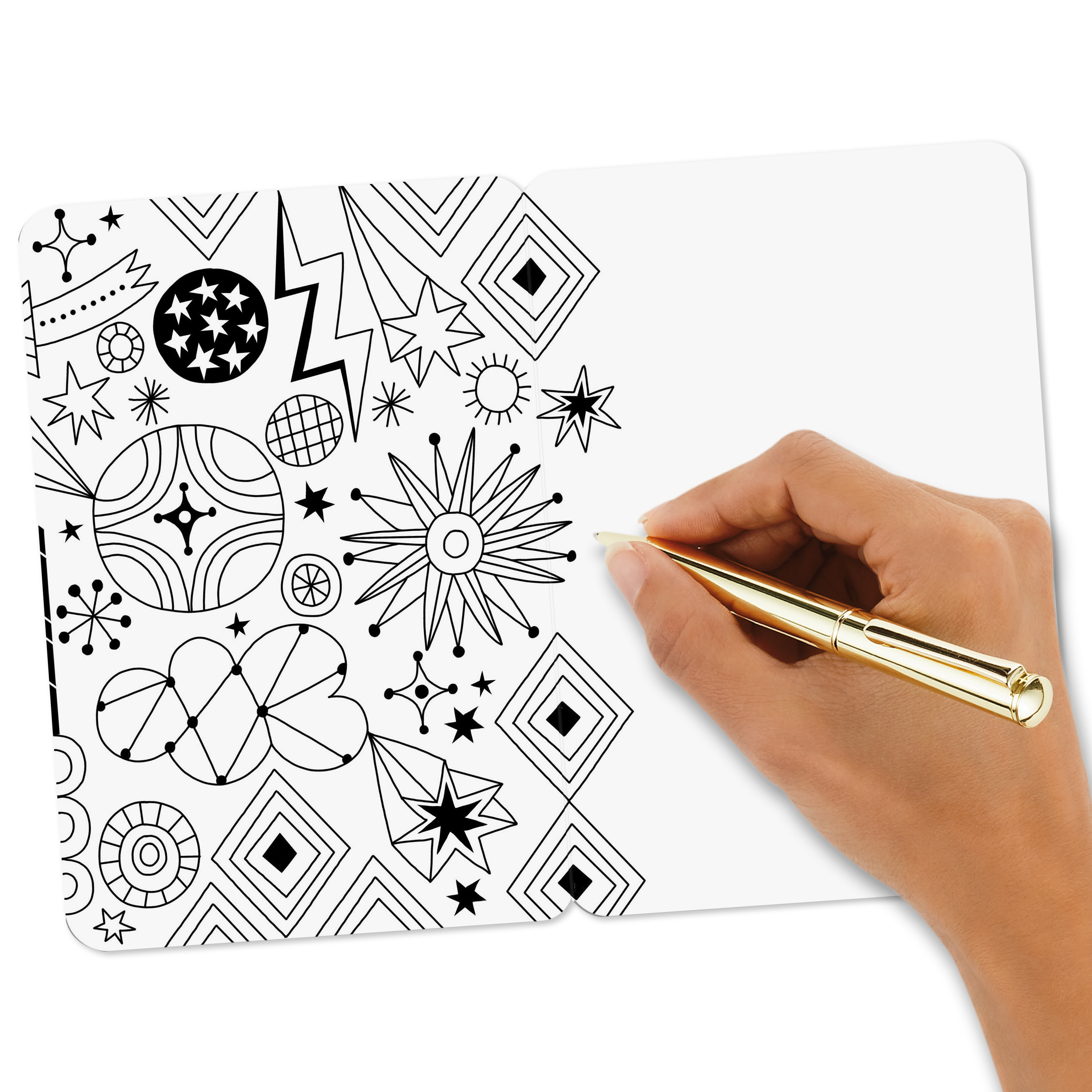 Hallmark Just Because Crayola Blank Coloring Card (You're Awesome)