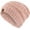 Blush Pink, variant on Market & Layne Adult Female Knit Beanie Hat / Winter Hats for Women - Black