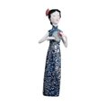 thumbnail image 2 of Figura china Qipao Figurine Lady China Figurina Estatua de resina Photo Photo para el gabinete de dormitorio 115x7x365cm, 2 of 9