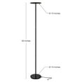 thumbnail image 2 of Brightech Sky LED Torchiere Super Bright Standing Floor Lamp, Gun Metal Black, 2 of 11