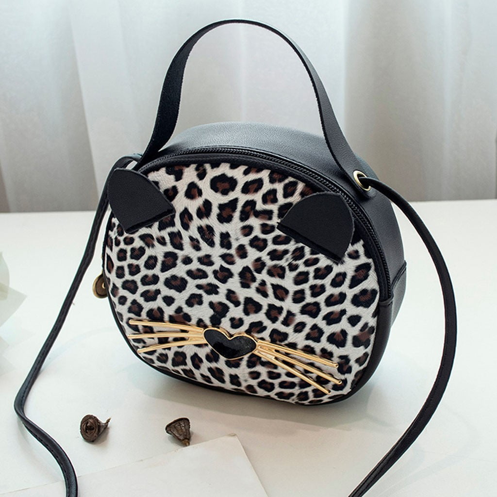 leopard messenger bag