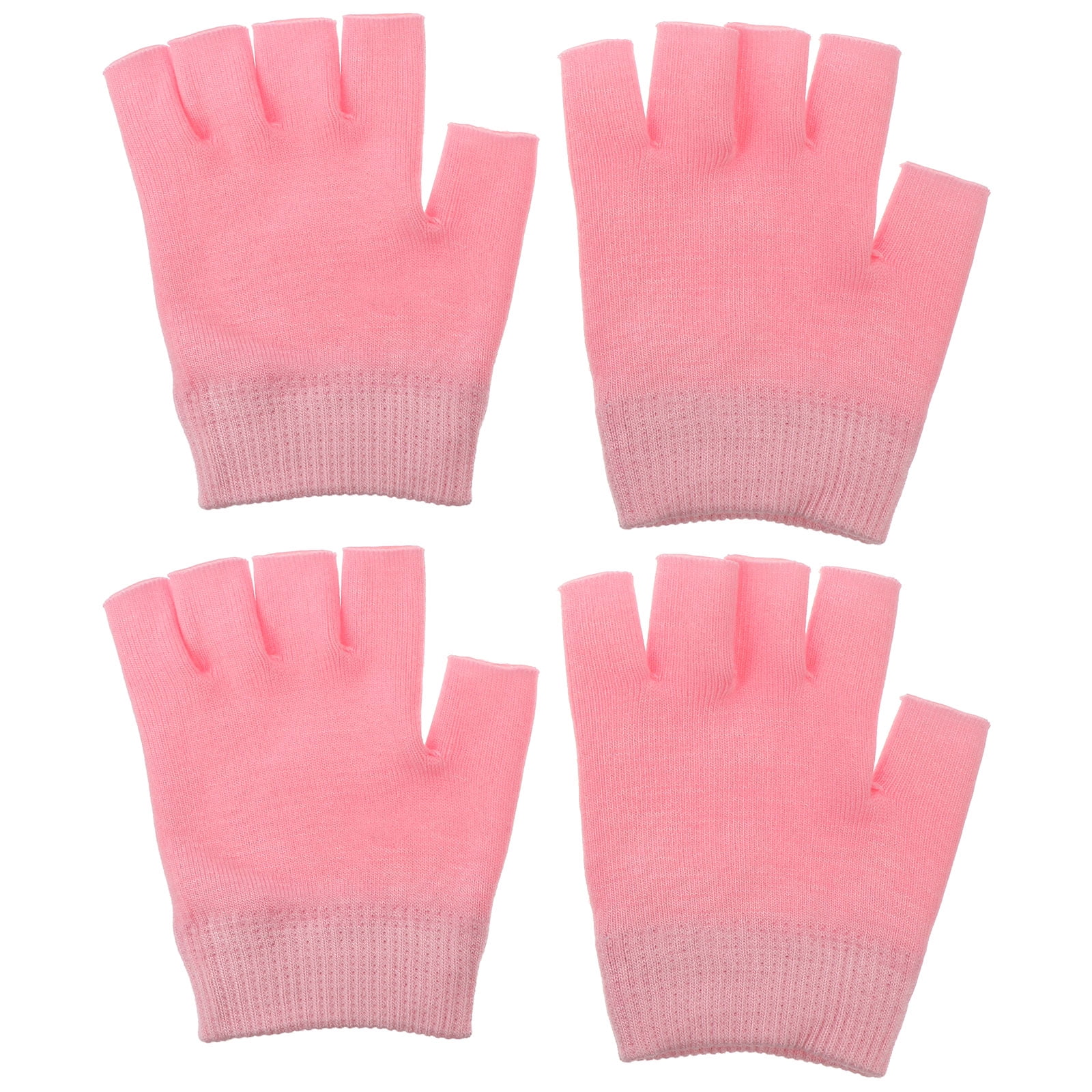 Hemoton Gloves Moisturizing Gel Glove Half Finger Sleeping Reusable