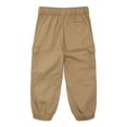 thumbnail image 2 of Wonder Nation Toddler Boys' Cotton Cargo Jogger Pants, Sizes 12M-5T, 2 of 3