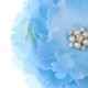 thumbnail image 3 of Pinza de cabello Hugo mujeres Niñas Tela Cristal Rhinestone peonía Flor azul, 3 of 6