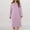 Purple, variant on Pajamas for Women Set German Velvet Built In Bra Nightgown Pink 2Xl