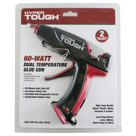 Hyper Tough DT-360FWAL 60-Watt Dual Temperature Auto Shut Off Glue (Best Hot Glue Gun Brand)