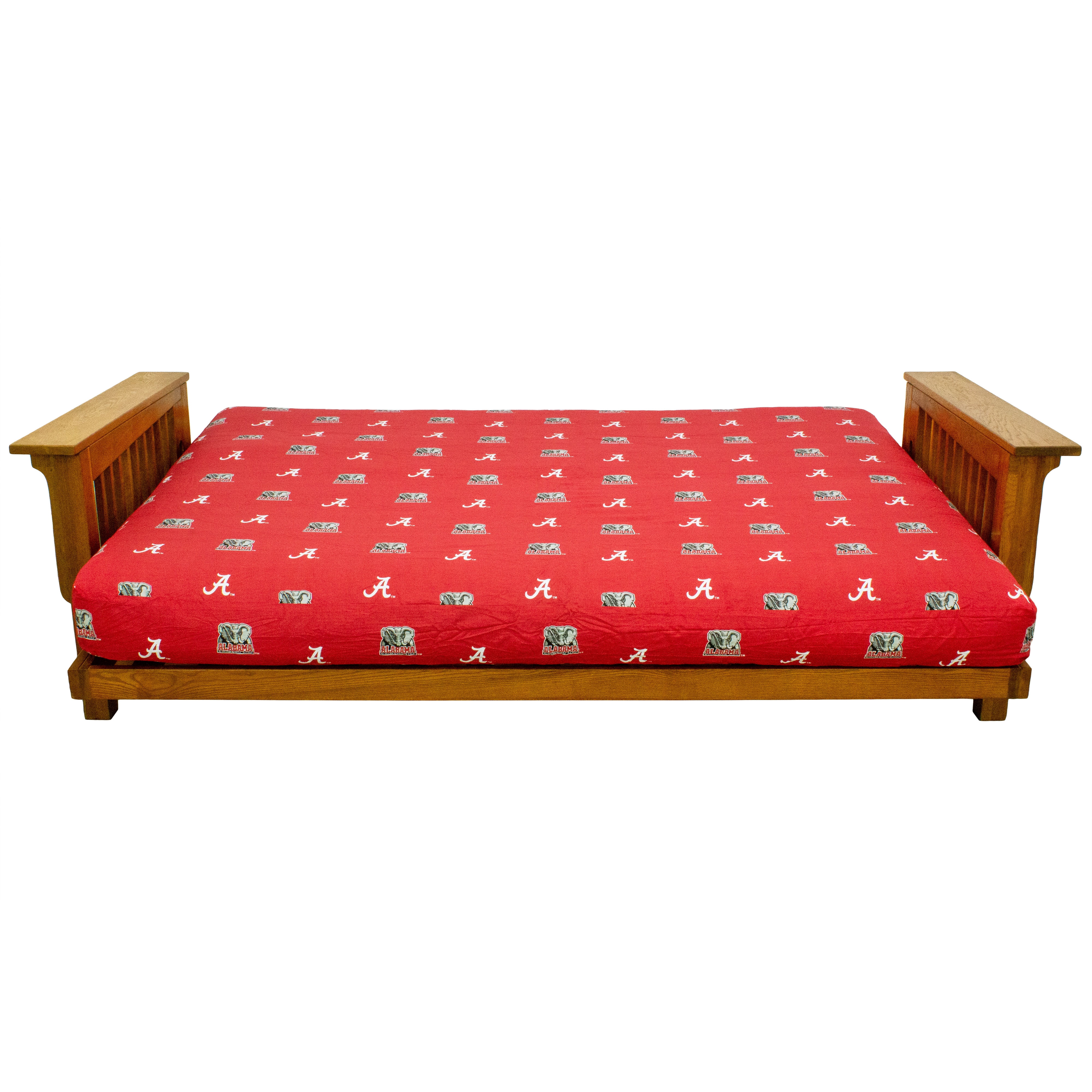 Alabama Crimson Tide Futon Cover - Full size fits 6 and 8 inch mats