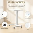 Ergomaker Compact Mobile Standing Table White Portable Laptop Desk for ...