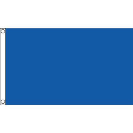 Horizontal Solid Color Flag, Royal Blue, 5' x 3'