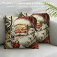 thumbnail image 3 of Christmas Pillow Covers Decorative Vintage Throw Pillow Covers Retro Farmhouse Decoration for Home, 3 of 5
